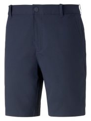Puma Szorty sportowe "Dealer Tailored Short 8" w kolorze granatowym rozmiar: 31. Niebieskie krótkie spodenki sportowe Puma, bez wzorów, z materiału. Za 151.95 zł.