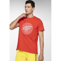 T-shirt męski TSM248 - czerwony. T-shirty marki 4F. Za 49.99 zł.