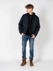 Kurtka turystyczna męska Vincit. Niebieskie kurtki Geox, m, bez wzorów, z poliesteru, z kapturem. Za 460.00 zł.