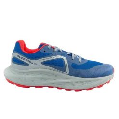 Męskie Buty Sportowe Run The Alps. Niebieskie buty turystyczne Salomon, bez wzorów, bez zapięcia, trekkingowe. Za 492.99 zł.