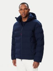 Tommy Hilfiger Kurtka zimowa MW0MW44977 Granatowy Regular Fit. Niebieskie kurtki Tommy Hilfiger, na zimę, l, bez wzorów, z syntetyku, bez kaptura. Za 1,399.00 zł.