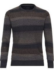 CASAMODA Sweter w kolorze granatowo-brązowym rozmiar: XXL. Brązowe swetry nierozpinane CASAMODA, xxl, bez wzorów, z bawełny, bez kołnierzyka, bez ramiączek. Za 118.56 zł.