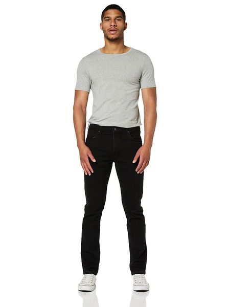 Wrangler Dżinsy - Regular fit - w kolorze czarnym rozmiar: W38/L30. Czarne jeansy Wrangler, l. Za 148.26 zł.