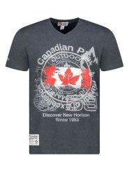 Canadian Peak Koszulka "Japple" w kolorze antracytowym rozmiar: L. Czarne bezrękawniki Canadian Peak, l, bez wzorów, z bawełny, bez kołnierzyka, bez ramiączek. Za 64.45 zł.