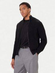 Guess Kardigan M5BR40 Z2ZK2 Czarny Regular Fit. Czarne swetry rozpinane Guess, m, z aplikacjami, z wiskozy, bez kołnierzyka, bez ramiączek. Za 619.99 zł.