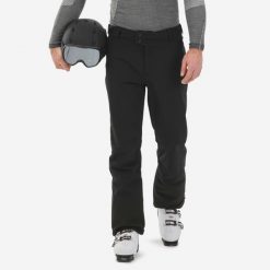 Spodnie narciarskie męskie Wedze 500 softshell. Czarne spodnie narciarskie i snowboardowe WED'ZE, m, bez wzorów, z materiału, narciarskie. Za 279.99 zł.