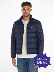 TOMMY JEANS Kurtka zimowa w kolorze granatowym rozmiar: XL. Niebieskie kurtki Tommy Jeans, na zimę, xl, bez wzorów, z jeansu, bez kaptura. Za 331.75 zł.