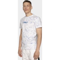 T-shirt męski TSM209 - kobalt allover. T-shirty 4F, m, bez wzorów, bez kołnierzyka, bez ramiączek. Za 69.99 zł.