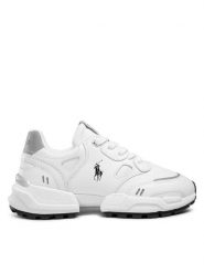 Polo Ralph Lauren Sneakersy Polo Jgr Pp 809835371001 Biały. Białe buty sportowe casual Polo Ralph Lauren, bez wzorów, ze skóry, bez zapięcia. Za 499.99 zł.