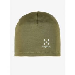 Czapka termoaktywna Haglofs L.I.M Winter Beanie. Zielone czapki zimowe Haglöfs, bez wzorów. Za 88.99 zł.