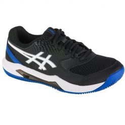 Buty treningowe męskie Asics Gel-dedicate 8. Niebieskie buty treningowe ASICS, bez wzorów, tenisowe. Za 319.99 zł.