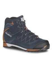 DOLOMITE Skórzane buty trekkingowe "Moena GTX" w kolorze granatowym rozmiar: 40 2/3. Niebieskie trekkingi Dolomite, bez wzorów, z gore-texu, bez zapięcia. Za 443.38 zł.