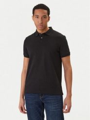 Guess Polo M6RP05 KD181 Czarny Regular Fit. Czarne koszulki polo Guess, m, z aplikacjami, z bawełny, bez kołnierzyka, bez ramiączek. Za 349.99 zł.