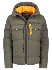 ANAPURNA Kurtka pikowana "Dosibana" w kolorze khaki rozmiar: XXL. Brązowe kurtki ANAPURNA, xxl, bez wzorów, bez kaptura. Za 260.99 zł.