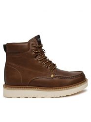 Jack&Jones Trapery Jfwarchway Pu Moc Boot Lace-Up Boots 12257971 Brązowy. Brązowe trapery Jack&Jones, ze skóry, bez zapięcia. Za 379.99 zł.