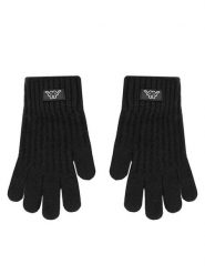 Kappa Rękawiczki CWBEO-KAP-U6-002-AW26 Czarny. Czarne rękawiczki Kappa, bez wzorów, z dzianiny. Za 39.99 zł.