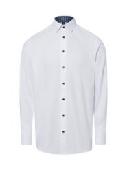 Finshley & Harding koszula biznesowa Mężczyźni Modern Fit Bawełna (100%) biały, 41. Białe koszule Finshley & Harding, m, bez wzorów, z bawełny, bez kołnierzyka, bez ramiączek. Za 229.95 zł.