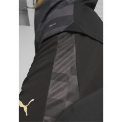 Szorty piłkarskie Stade Rennais F.C. PUMA Black Matte Gold Beige. Brązowe szorty Puma, m, bez wzorów, sportowe. W wyprzedaży za 154.00 zł.