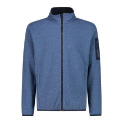 Bluza męska turystyczna CMP 38H2237. Niebieskie bluzy CMP, m, bez wzorów, bez kaptura. Za 310.25 zł.
