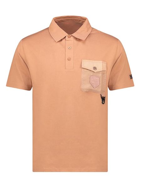 Geographical Norway Koszulka polo "Kelmon" w kolorze pomarańczowym rozmiar: XXL. Pomarańczowe koszulki polo Geographical Norway, xxl, bez wzorów, z bawełny, bez kołnierzyka, bez ramiączek. Za 104.95 zł.