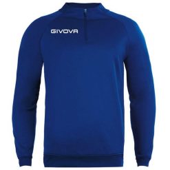 Bluza piłkarska dla dorosłych Givova Maglia Tecnica niebieska. Niebieskie bluzy Givova, m, bez wzorów, bez kaptura. W wyprzedaży za 113.75 zł.