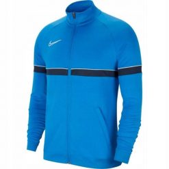 Męska Kurtka Dresowa Academy 21 DriFIT. Niebieskie kurtki Nike, m, bez wzorów, z dresówki, bez kaptura. Za 164.99 zł.
