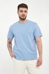 T-shirt męski Lei JOOP! JEANS. T-shirty JOOP! Jeans, m, bez wzorów, z jeansu, bez kołnierzyka, bez ramiączek. Za 279.00 zł.