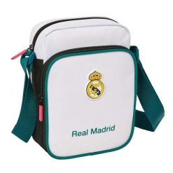 Praktyczna torba boczna FC Barcelona 2026-27. Niebieskie torby na ramię REAL MADRID, bez wzorów, z materiału, na ramię, z nadrukiem, bez dodatków. Za 129.85 zł.