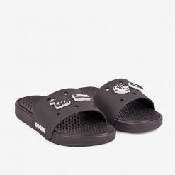 Klapki męskie Coqui. Czarne klapki Coqui, z materiału. Za 150.99 zł.