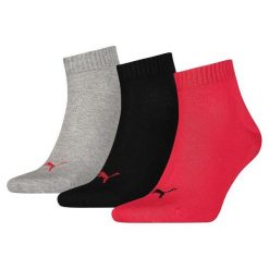 Skarpety o długości 3/4 Puma (x3). Czarne skarpety Puma, bez wzorów, z bawełny. Za 45.99 zł.