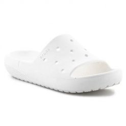 Klapki unisex Crocs Classic Slide V2. Białe klapki Crocs, z materiału. Za 152.00 zł.