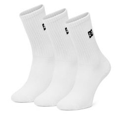 Skarpety długie DC Shoes. Białe skarpety DC Shoes, bez wzorów. Za 49.99 zł.