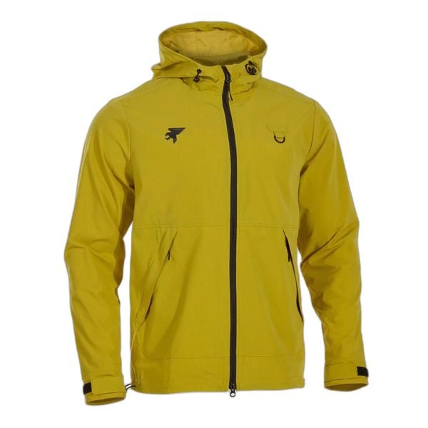 Kurtka wodoodporna z kapturem Joma Explorer. Żółte kurtki Joma, m, bez wzorów, z nylonu, z kapturem. Za 267.00 zł.