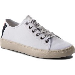 Tenisówki TOMMY JEANS - Light Textile Low EM0EM00102 White 100. Buty sportowe casual marki Tommy Jeans. W wyprzedaży za 209.00 zł.