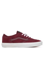 Vans Sneakersy Rowley Classic VN000SF44QU1 Bordowy. Czerwone buty sportowe casual Vans, bez wzorów, ze skóry, bez zapięcia. Za 369.99 zł.