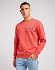 LEE WOBBLY SWS MĘSKA BLUZA NIEROZPINANA LOGO POPPY 112349356 L81M015640. Bluzy Lee, l, bez wzorów, bez kaptura. Za 159.99 zł.