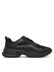 Calvin Klein Sneakersy Hike Runner Laceup Strip M-Lt HM0HM02154 Czarny. Czarne buty sportowe casual CALVIN KLEIN, bez wzorów, ze skóry, bez zapięcia. Za 569.99 zł.