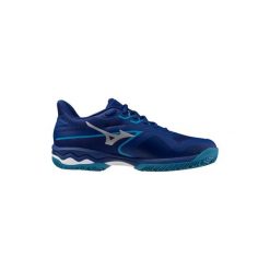 Buty do tenisa męskie Mizuno Wave Exceed Light 2 CC. Białe buty do biegania Mizuno, bez wzorów, bez zapięcia, do biegania, mizuno wave. Za 539.99 zł.