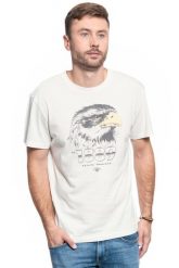 MĘSKI T-SHIRT LEE BIKER TEE WHITE CANVAS L60CFERR 112113286. Białe t-shirty Lee, l, bez wzorów, bez kołnierzyka, bez ramiączek. Za 69.99 zł.