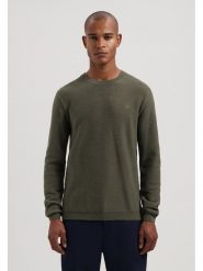 DSTREZZED Sweter w kolorze khaki rozmiar: M. Brązowe swetry nierozpinane Dstrezzed, m, bez wzorów, bez kołnierzyka, bez ramiączek. Za 223.99 zł.