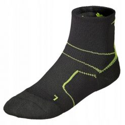 Skarpetki do biegania dla dorosłych Mizuno Trail Er socks. Czarne skarpety Mizuno, bez wzorów. Za 49.99 zł.