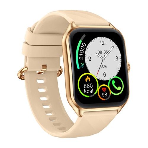 Smartwatch Zeblaze GTS 4 (złoty). Żółte zegarki smartwatch Zeblaze, bez wzorów. Za 159.00 zł.