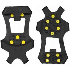 Nakładki antypoślizgowe na buty CMP 3B04557. Czarne buty trekkingowe CMP, bez wzorów, bez zapięcia. W wyprzedaży za 49.99 zł.