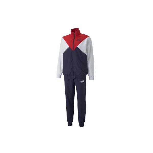 Tkany dres Puma Cl. Niebieskie komplety dresowe Puma, m, bez wzorów, z dresówki, bez ramiączek. Za 254.90 zł.