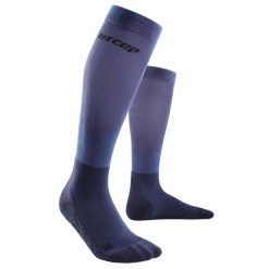 Skarpety kompresyjne męskie regeneracyjne CEP Infrared Recovery wysokie. Niebieskie odzież kompresyjna CEP, bez wzorów. Za 189.00 zł.