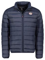 Geographical Norway Kurtka pikowana "Amigobadge Basic" w kolorze granatowym rozmiar: S. Niebieskie kurtki Geographical Norway, s, bez wzorów, bez kaptura. Za 114.98 zł.