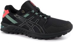 Męskie buty sportowe trekkingowe ASICS GEL-CITREK. Czarne trekkingi ASICS, bez wzorów, z gumy, bez zapięcia. Za 239.00 zł.