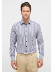 Eterna Koszula - Modern fit - w kolorze biało-szarym rozmiar: 41. Szare koszule Eterna, bez wzorów, z bawełny, bez kołnierzyka, bez ramiączek. Za 131.12 zł.