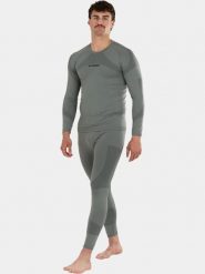 Zestaw Bielizny Technicznej Męski Fundango Seamless. Zielone bielizna termoaktywna Fundango, na zimę, l, bez wzorów, z materiału, bez ramiączek, do biegania. Za 249.00 zł.