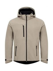 Clique Classic Softshell 2 in 1 kurtka/bezrękawnik softshell. Brązowe kurtki CLIQUE, m, bez wzorów, z polaru. Za 374.69 zł.